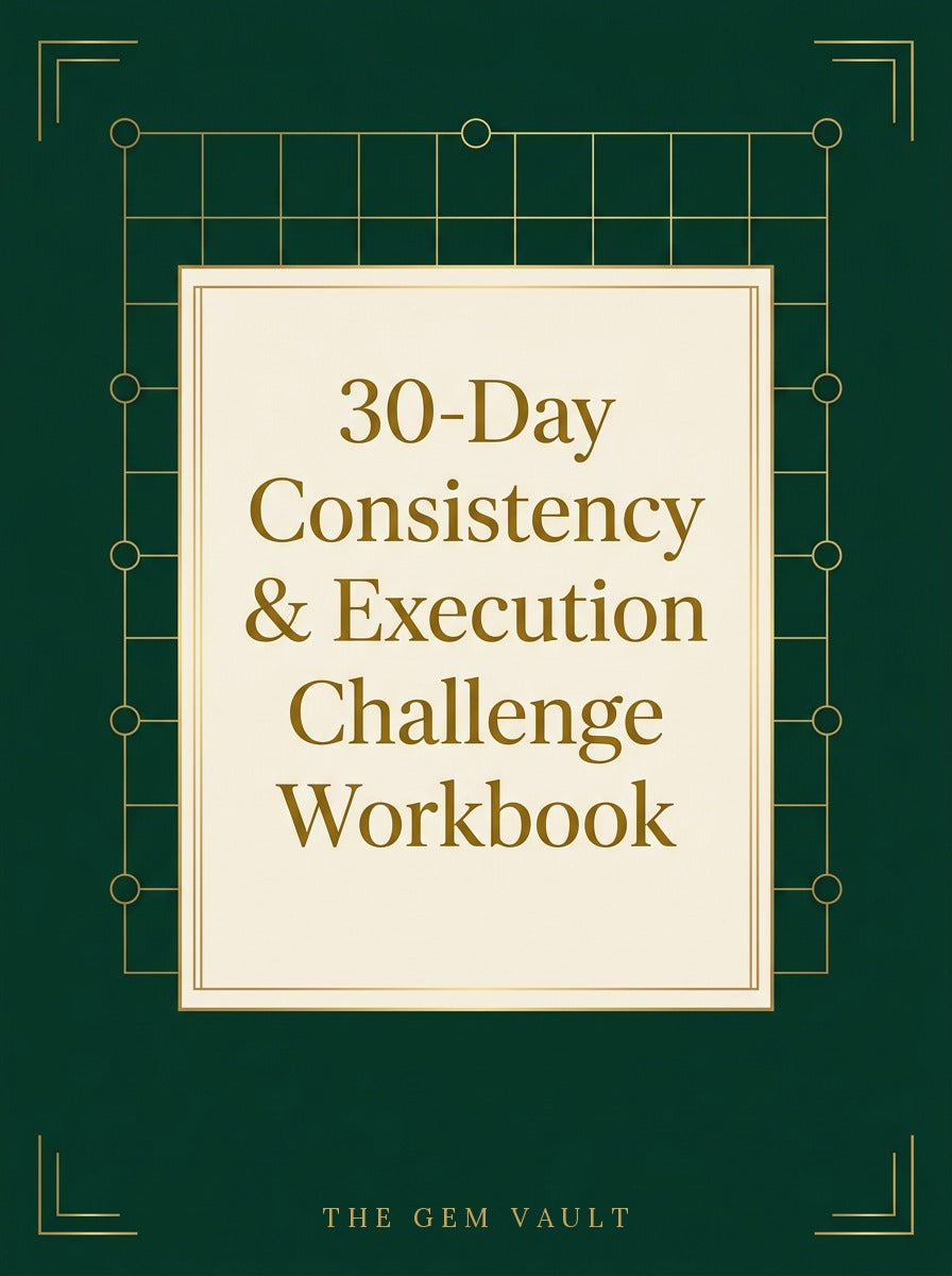 30-Day Consistency & Execution Challenge Workbook cover