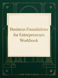 Business Foundations for Entrepreneurs Workbook cover