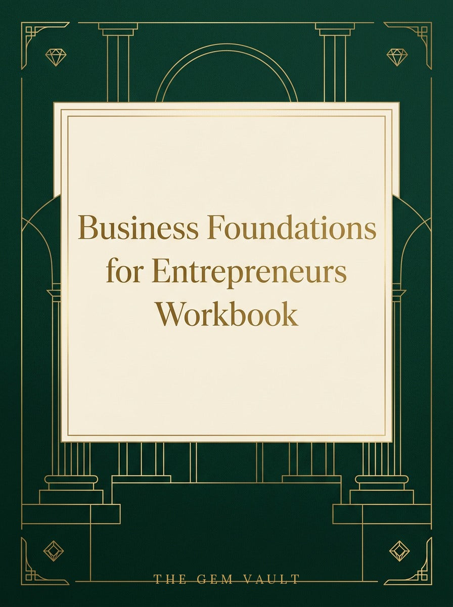 Business Foundations for Entrepreneurs Workbook cover