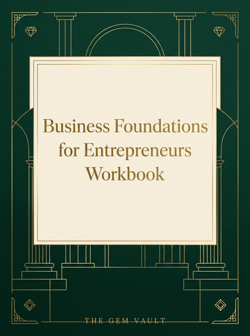 Business Foundations for Entrepreneurs Workbook cover
